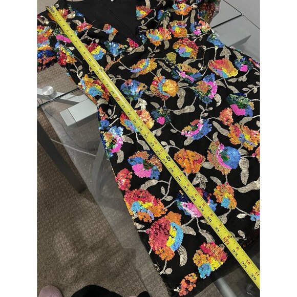 Helsi Penelope Sequin Puff Sleeve Embellished Sequin Dress As Worn On Screen - Picture 13 of 16